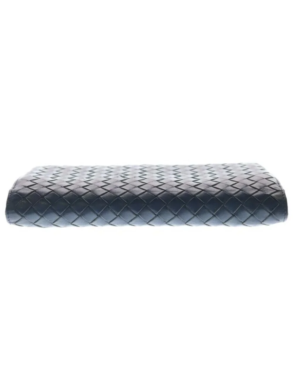 Bottega Veneta Intrecciato Light Tourmaline Bifold Wallet Navy